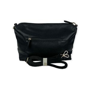 Midnight Black Boho Polyurethan Shoulder Bag Medium
